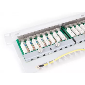 GETFORT PGF-6FTP24-B6-G Patch panelė FTP CAT.6 24 prievadų Grey 1U montuojamas į stovą