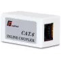 GETFORT RJ45 Cat.6 UTP Inline mova moteriška į moterišką juoda