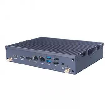 Giada DF613-I Intel Core i5-1335U belaidis Mini PC Barebone, 4x 4K ekranas, dvigubas GbE, DDR5, 2x M.2, VESA laikiklis, be RAM/atminties/OS