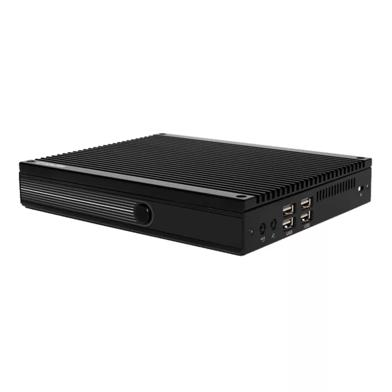 Giada F109D belaidis įterptinis kompiuteris su Intel Celeron J4125, 8GB RAM, dvigubu GbE, trigubu ekranu, VESA laikikliu, juodos spalvos