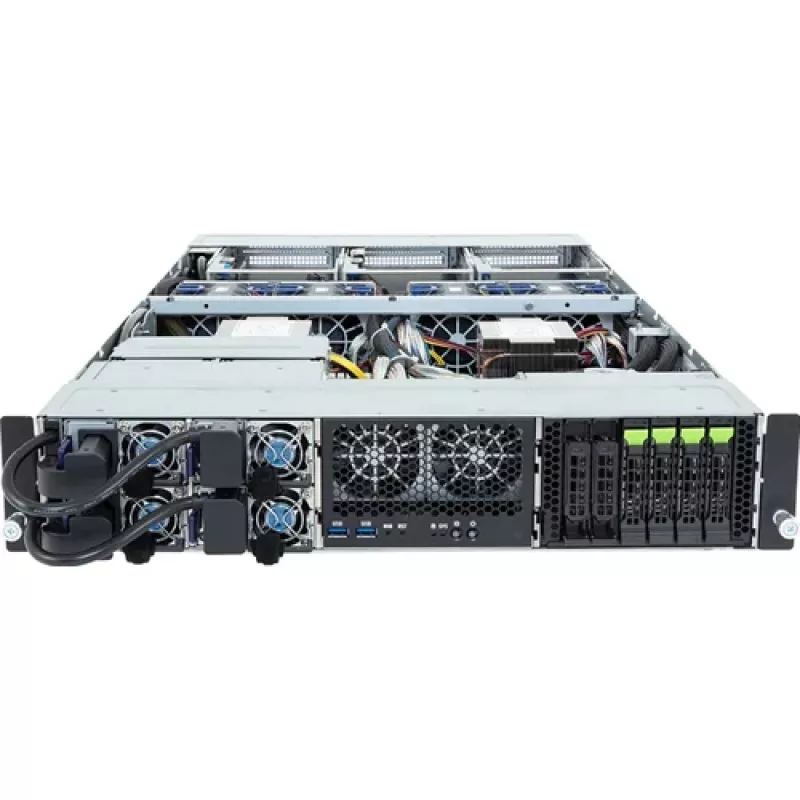 Giga Computing Gigabyte Intel Xeon 6700/6500 2U DP 4 x PCIe Gen5 GPU serveris