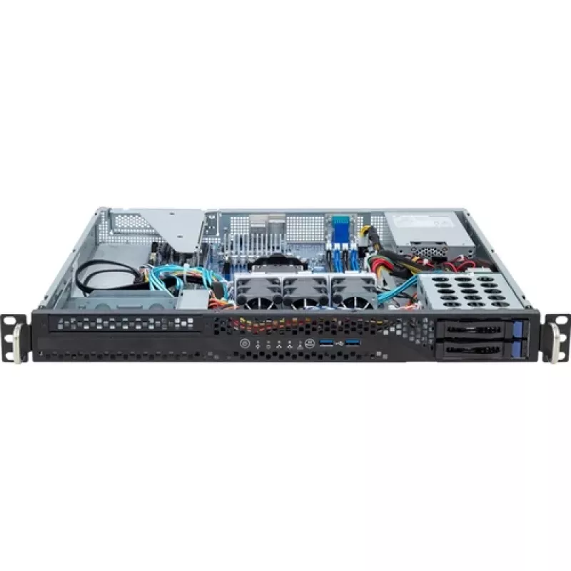 GIGA COMPUTING Gigabyte R113-C10-AA02 1U Rackmount Server Barebone, AMD EPYC & Ryzen, 4x 2.5 colio diskų lizdai, 400W PSU