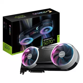 Gigabyte AORUS GeForce RTX 5070 Ti INFINITY 16GB GDDR7 vaizdo plokštė