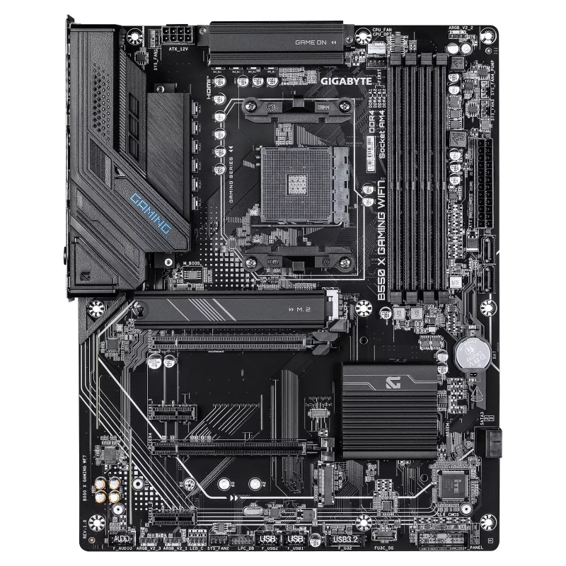 Gigabyte B550 X GAMING WIFI7 pagrindinė plokštė, skirta AMD AM4, DDR4, Wi-Fi 7, M.2, HDMI
