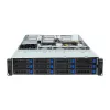 Gigabyte R243-EG0-AAL1 2U stelažinis serverio barebone, vienas SP6, AMD EPYC 8004, 12x DDR5, 12x 3,5 inch karštai keičiami, 2x 10GbE, redundantinis 850W