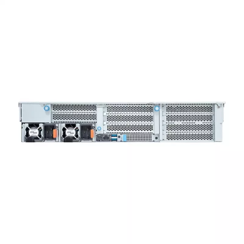 Gigabyte R263-ZG0-AAL2 (Rev. 3.x) 2U Rack Server Barebone, Single AMD SP5, 12x 3.5/2.5-inch Bays, 2x 1200W PSU