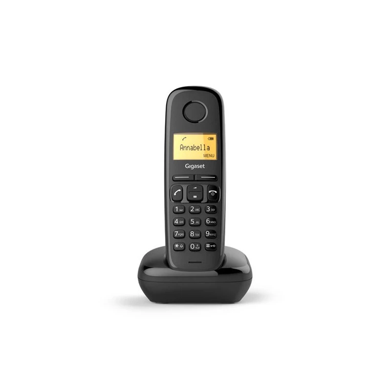 Gigaset A170 Duo juodas DECT belaidis telefonas su atsakikliu, 2 rageliais, ECO DECT