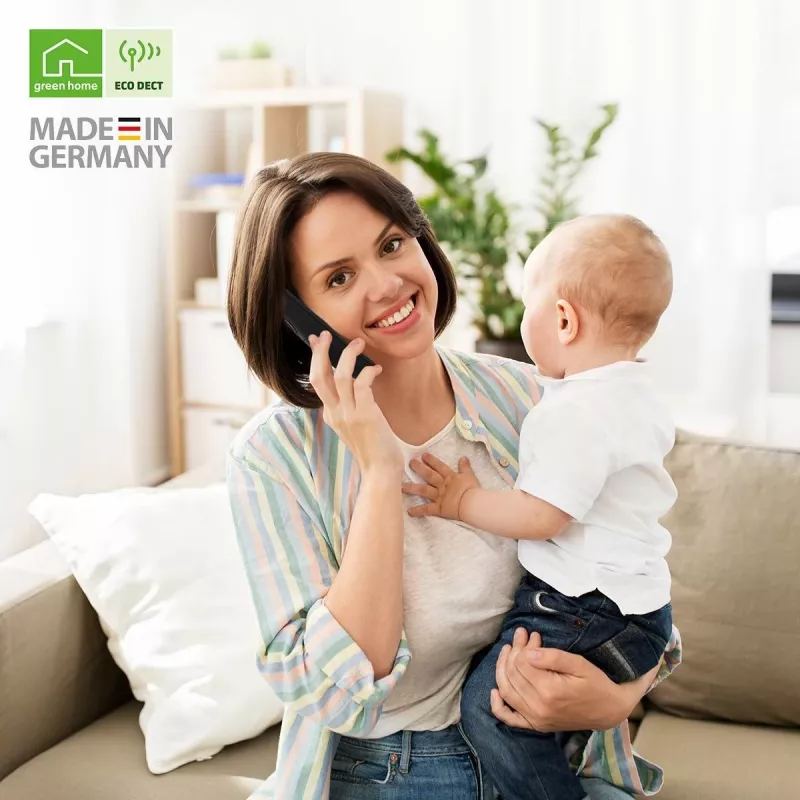 Gigaset A270 DECT belaidis telefonas juodas
