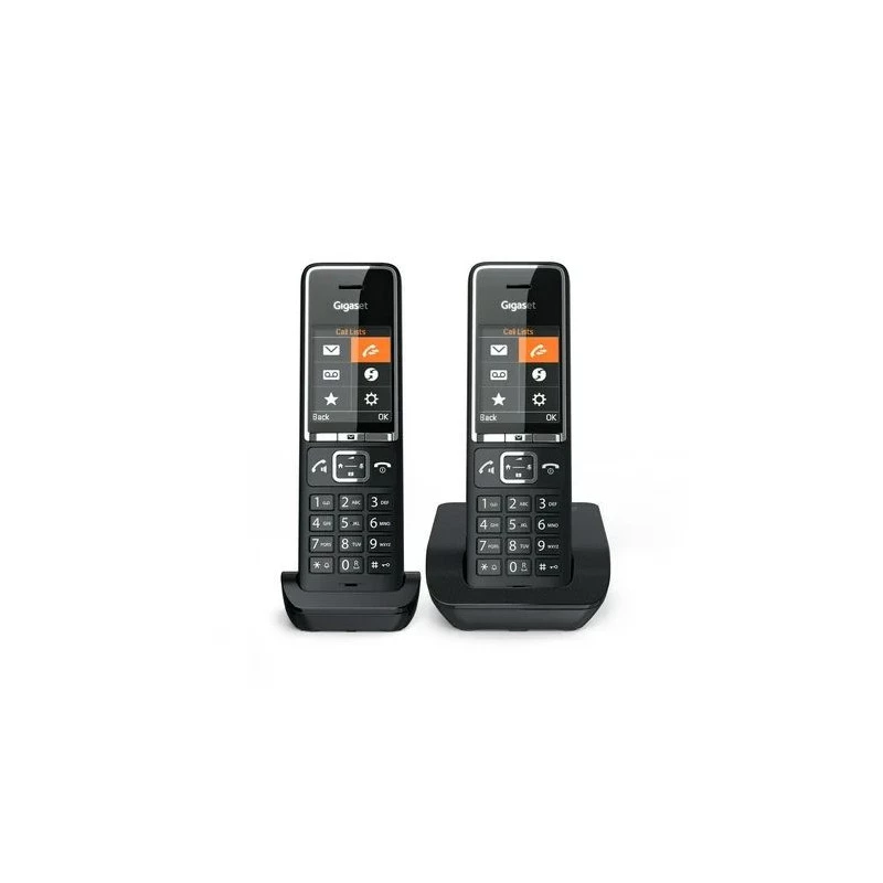 Gigaset Comfort 550 Duo Black Chrome DECT belaidis telefonas (2 rageliai)