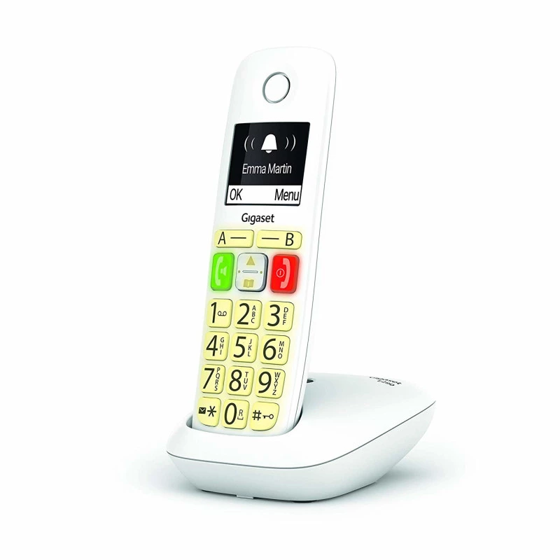 Gigaset E290 belaidis DECT telefonas baltas