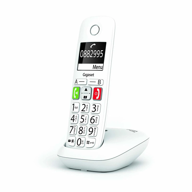 Gigaset E290 belaidis DECT telefonas baltas