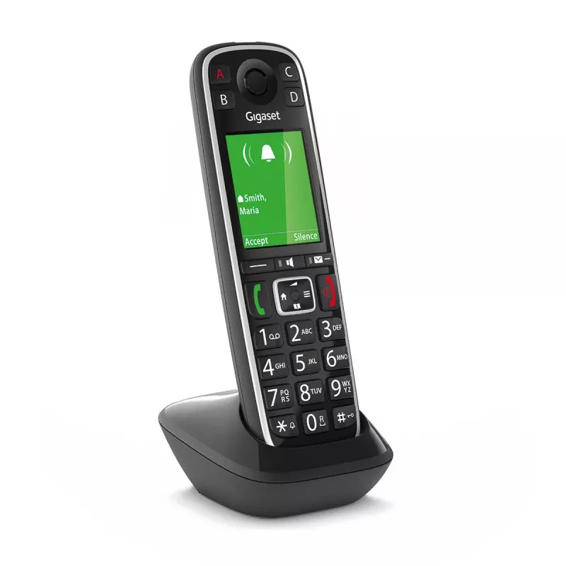 Gigaset E720HX belaidis DECT papildomas ragelis su skambučio numerio identifikavimu - antracitas