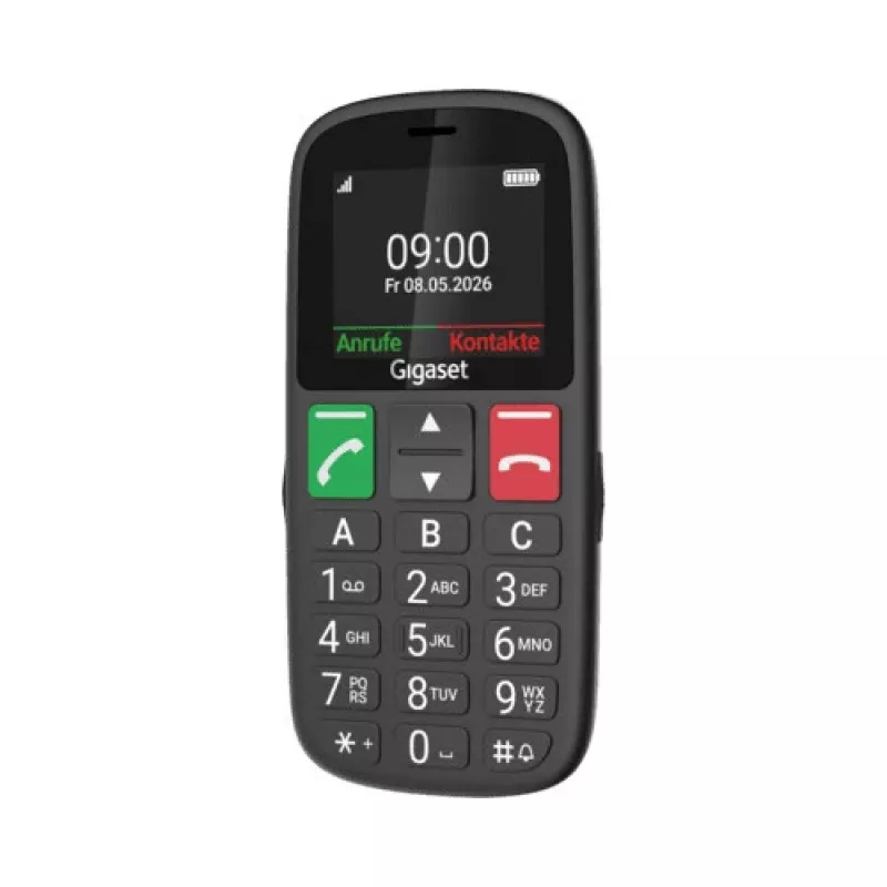 Gigaset GL30 Black | Dual SIM Feature Phone with SOS Emergency Button