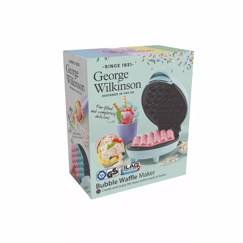 Giles & Posner EK6663GSBLVDE Bubble Waffle Maker 700W Black