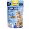 GimCat Nutri Pockets Fish with Salmon 60g - Traškūs skanėstai katėms su kreminiu įdaru odai ir kailiui