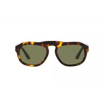 GIORGIO ARMANI AR8173-50922A Vyriški kvadratiniai akiniai nuo saulės matiniai juodi pilki gradientiniai 52mm