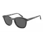 Giorgio Armani vyriški akiniai nuo saulės AR8170-5964B1 Havana acetatiniai kvadratiniai akiniai su mėlynais gradientiniais lęšiais