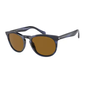GIORGIO ARMANI Akiniai AR8149-590133 Tamsiai Havana Rudi Gradient 54mm Vyriški