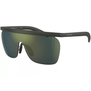 GIORGIO ARMANI Akiniai AR8169-59606R Vyriški Kvadratiniai Matiniai Juodi Poliarizuoti