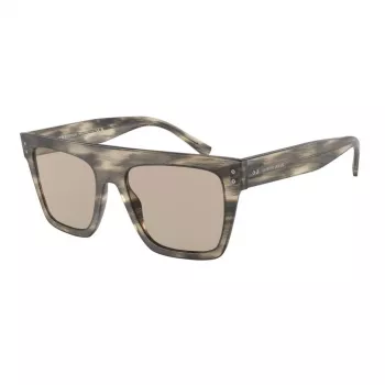Giorgio Armani Unisex Akiniai AR8177-5922-3 Havana Acetatas Rudi Lęšiai 52mm