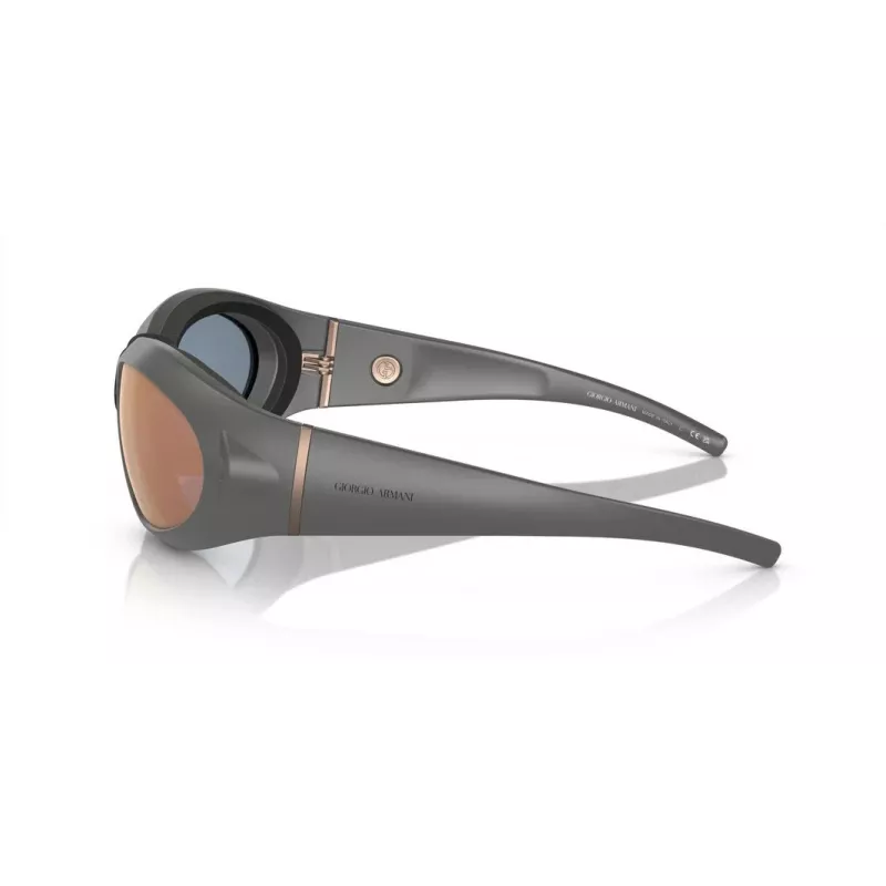 GIORGIO ARMANI Unisex akiniai nuo saulės AR8201Q60504Z Juodas rėmelis Pilki gradientiniai lęšiai 61mm