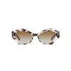 Giorgio Armani moteriški AR8144-588113 Havana acetatiniai akiniai nuo saulės – kvadratinis rėmas, rudi gradientiniai lęšiai, UV400