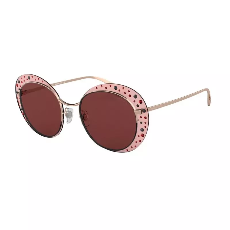 Giorgio Armani moteriški akiniai nuo saulės AR6079-301175 Havana Metal Phantos Brown Gradient 52mm