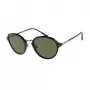 GIORGIO ARMANI Moteriški akiniai nuo saulės AR8139-500131 Juodas acetatinis kvadratinis rėmas Pilki lęšiai 51mm