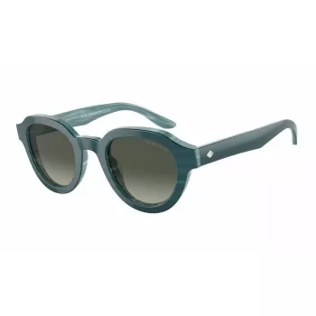 Giorgio Armani Moteriški Akiniai Nuo Saulės AR8172U597071 Havana Tamsiai Žalia 46mm
