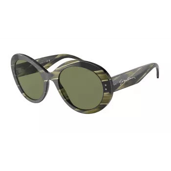 GIORGIO ARMANI Moteriški akiniai nuo saulės AR8174-59522A Havana Brown Gradient 53mm