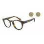 GIORGIO ARMANI Moteriški akiniai nuo saulės AR8190U59871W - stačiakampis acetatinis rėmelis, pilki lęšiai, 50/19/140 mm