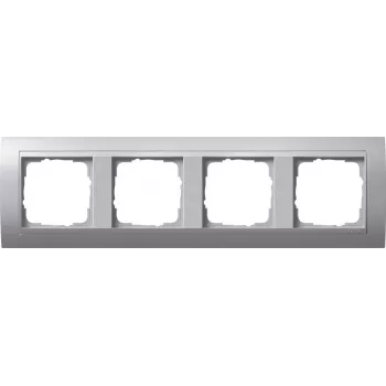Gira Event Aliuminis 1 vietos rėmelis, matinis, 80,8 x 80,8 mm 021436
