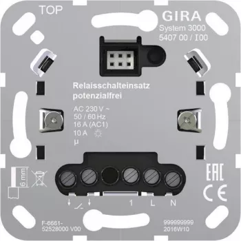 Gira Relės įdėklas be potencialo 540700