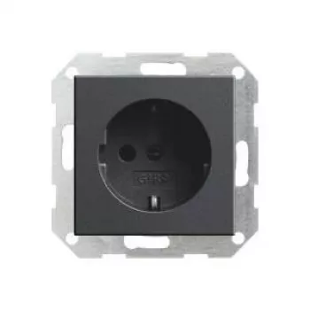 Gira Schuko lizdo įdėklas, System 55, antracito 018828