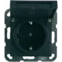 GIRA Schuko lizdo įdėklas System 55 antracito 045428
