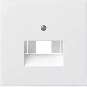 Gira System 55 dengiamoji plokštė UAE/IAE/ISDN lizdui, grynai balta 0270112