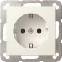 Gira System 55 SCHUKO kištukinis lizdas, grynas baltas, įleidžiamas, 16 A 446603