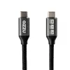 GIZZU 100W 10Gbps USB-C į USB-C laidas 1m juodas