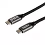 GIZZU 100W 10Gbps USB-C į USB-C laidas 1m juodas
