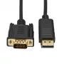 Gizzu 1080P DisplayPort į VGA laidas 1,8 m polietileno