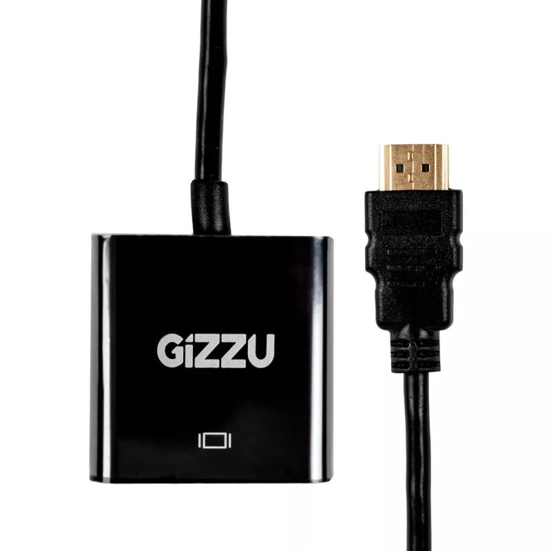 Gizzu 1080P HDMI į VGA adapteris Poly