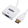 Gizzu 1080P HDMI į VGA adapteris su garsu