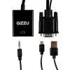 Gizzu 1080P VGA į HDMI adapteris su garsu