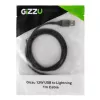 GIZZU 12W USB-A į Lightning laidas 1m baltas