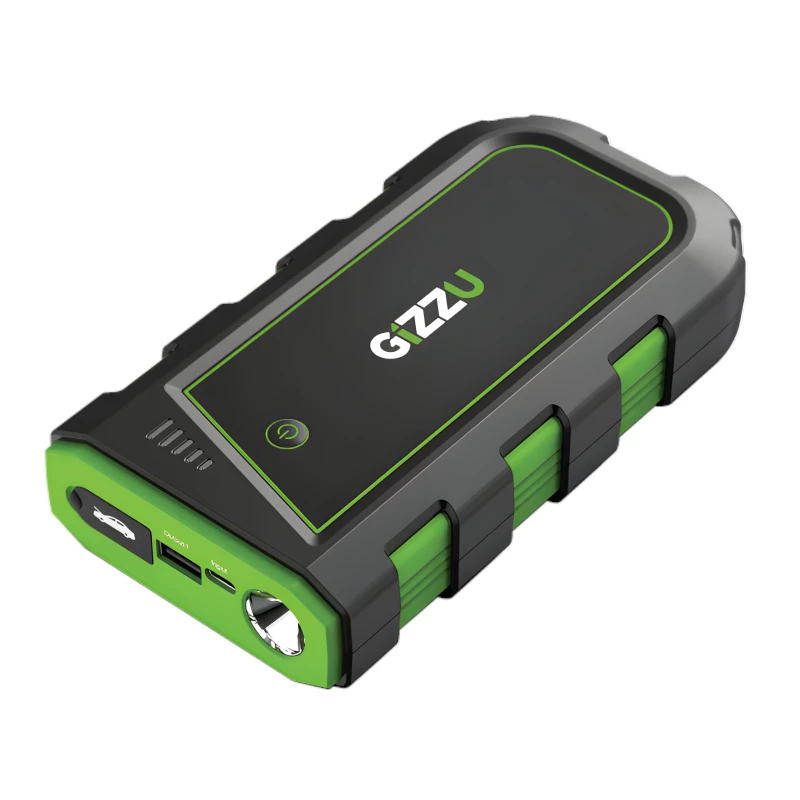 GIZZU 2000A užvedimo įrenginys 16000mAh - juoda