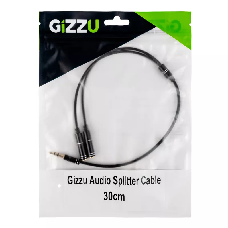 Gizzu 3 polių garso skirstytuvas - juodas