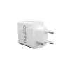 GIZZU 36W USB-C PD & QC3.0 dviejų prievadų sieninis įkroviklis - baltas
