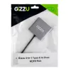 Gizzu 4-in-1 Type-C į dvigubą HDMI šakotuvą
