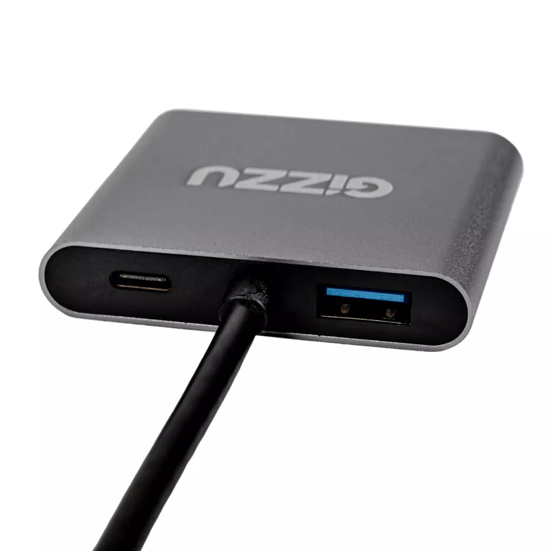 Gizzu 4-in-1 Type-C į dvigubą HDMI šakotuvą