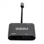 Gizzu 4-in-1 Type-C į HDMI/VGA/USB3.0 šakotuvas